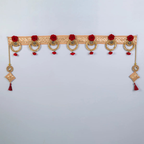 Traditional Gota Patti Toran for Door Entrance - A Timeless Classic