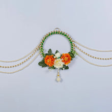 Elegant Green and Pearl Toran