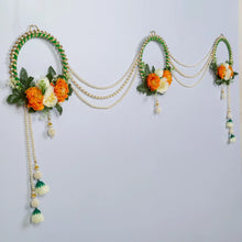 Elegant Green and Pearl Toran